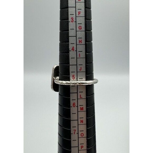 Natural Faceted Aqua Chalcedony Gemstone 925 Sterling Silver Mermaid Ring - Picture 7 of 9